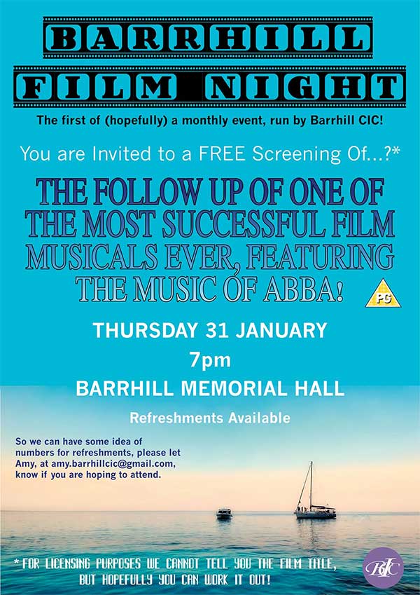 Barrhill film night